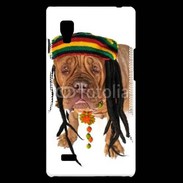Coque LG Optimus L9 Rasta Dog 50