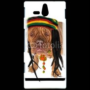 Coque Sony Xperia U Rasta Dog 50
