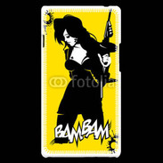 Coque LG Optimus L9 Lady Criminal BAM BAM 25