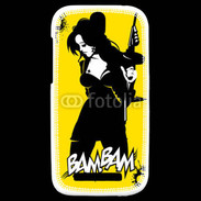 Coque HTC One SV Lady Criminal BAM BAM 25