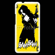 Coque HTC One Lady Criminal BAM BAM 25
