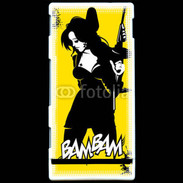 Coque Sony Xperia U Lady Criminal BAM BAM 25