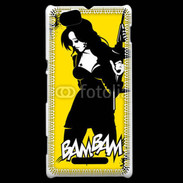 Coque Sony Xperia M Lady Criminal BAM BAM 25