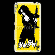 Coque Nokia Lumia 1320 Lady Criminal BAM BAM 25