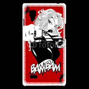 Coque LG Optimus L9 Femme blanche 50