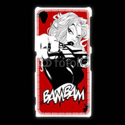Coque Sony Xpéria Z1 Femme blanche 50
