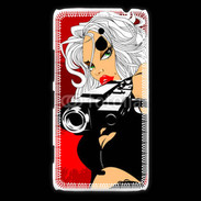 Coque Nokia Lumia 1320 Femme blonde tueuse 50