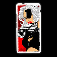 Coque HTC One Max Femme blonde tueuse 50