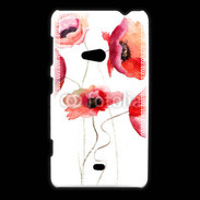 Coque Nokia Lumia 625 Peinture de Coquelicots