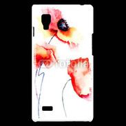 Coque LG Optimus L9 Peinture de Coquelicots 25