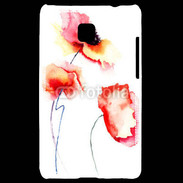 Coque LG Optimus L3 II Peinture de Coquelicots 25