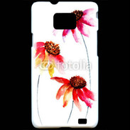 Coque Samsung Galaxy S2 Belles fleurs en peinture