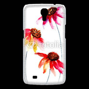 Coque Samsung Galaxy Mega Belles fleurs en peinture