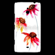 Coque Nokia Lumia 1320 Belles fleurs en peinture