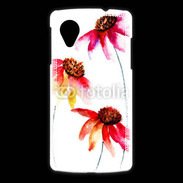 Coque LG Nexus 5 Belles fleurs en peinture