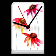 Pendule de bureau Belles fleurs en peinture