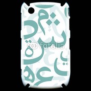 Coque Blackberry 8520 Paterne de lettres Arabes 110