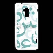 Coque HTC One Max Paterne de lettres Arabes 110