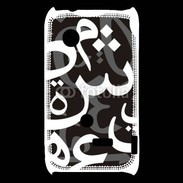 Coque Sony Xperia Typo Paterne de lettres Arabes 120