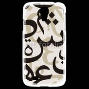 Coque Samsung Galaxy S4 Paterne de lettres Arabes 130