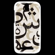 Coque HTC One SV Paterne de lettres Arabes 130