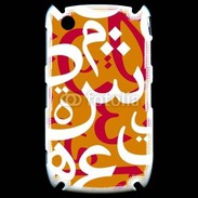 Coque Blackberry 8520 Paterne de lettres Arabes 140