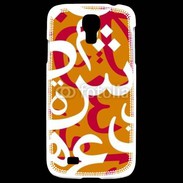 Coque Samsung Galaxy S4 Paterne de lettres Arabes 140