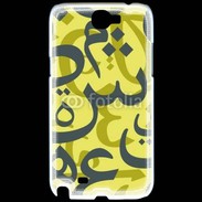 Coque Samsung Galaxy Note 2 Paterne de lettres Arabes 150