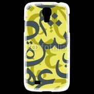 Coque Samsung Galaxy S4 Paterne de lettres Arabes 150