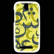 Coque HTC One SV Paterne de lettres Arabes 150