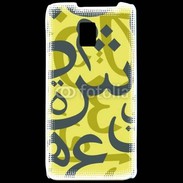 Coque LG P990 Paterne de lettres Arabes 150