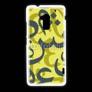 Coque HTC One Max Paterne de lettres Arabes 150