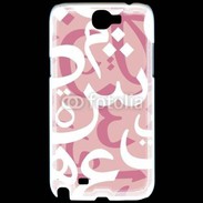 Coque Samsung Galaxy Note 2 Paterne de lettres Arabes 160