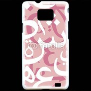Coque Samsung Galaxy S2 Paterne de lettres Arabes 160