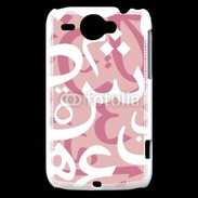 Coque HTC Wildfire G8 Paterne de lettres Arabes 160