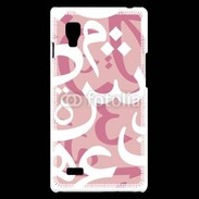 Coque LG Optimus L9 Paterne de lettres Arabes 160