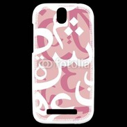 Coque HTC One SV Paterne de lettres Arabes 160