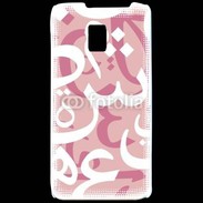 Coque LG P990 Paterne de lettres Arabes 160