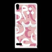 Coque Huawei Ascend P6 Paterne de lettres Arabes 160