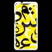 Coque HTC One Paterne de lettres Arabes 170