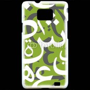 Coque Samsung Galaxy S2 Paterne de lettres Arabes 180