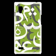 Coque LG Optimus L9 Paterne de lettres Arabes 180