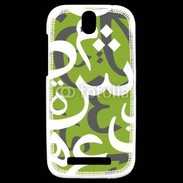 Coque HTC One SV Paterne de lettres Arabes 180
