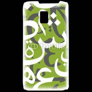 Coque LG P990 Paterne de lettres Arabes 180