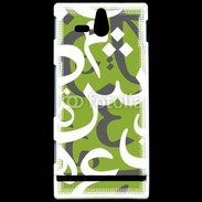 Coque Sony Xperia U Paterne de lettres Arabes 180