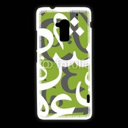 Coque HTC One Max Paterne de lettres Arabes 180