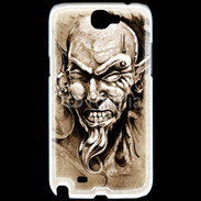 Coque Samsung Galaxy Note 2 Visage tatouée et percée 50