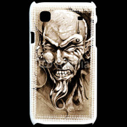 Coque Samsung Galaxy S Visage tatouée et percée 50