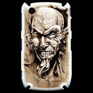 Coque Blackberry 8520 Visage tatouée et percée 50