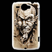 Coque HTC Wildfire G8 Visage tatouée et percée 50